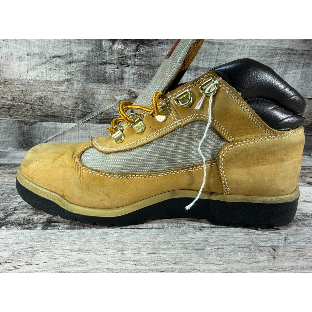 Timberland Chukka Boys Field Boots Tan Size 7